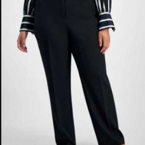 Kasper Pants - Kasper Elegant Black Women's Trousers Plus Size 22W NEW Office Workwear